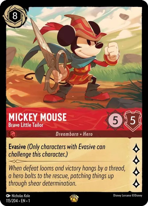 Mickey Mouse, Brave Little Tailor, The First Chapter